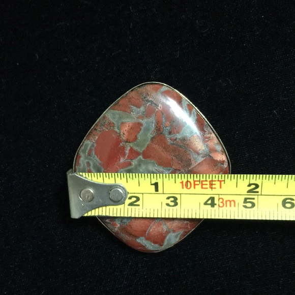 🖤Vtg💕Stone belt buckle - Picture 13 of 14